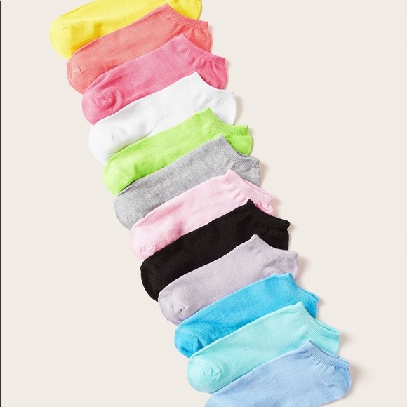 COPY - 12 pairs assorted ankle socks - Picture 1 of 1